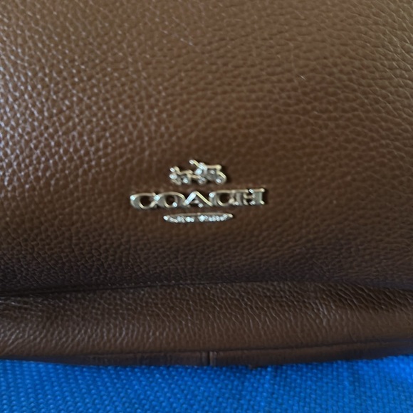 Coach Brown Leather Backpack - Picture 2 of 6